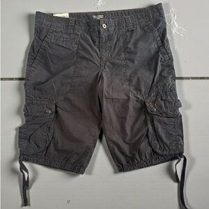 Polo Jeans Co Ralph Lauren Women's Size 12 Black Cargo Shorts NWT